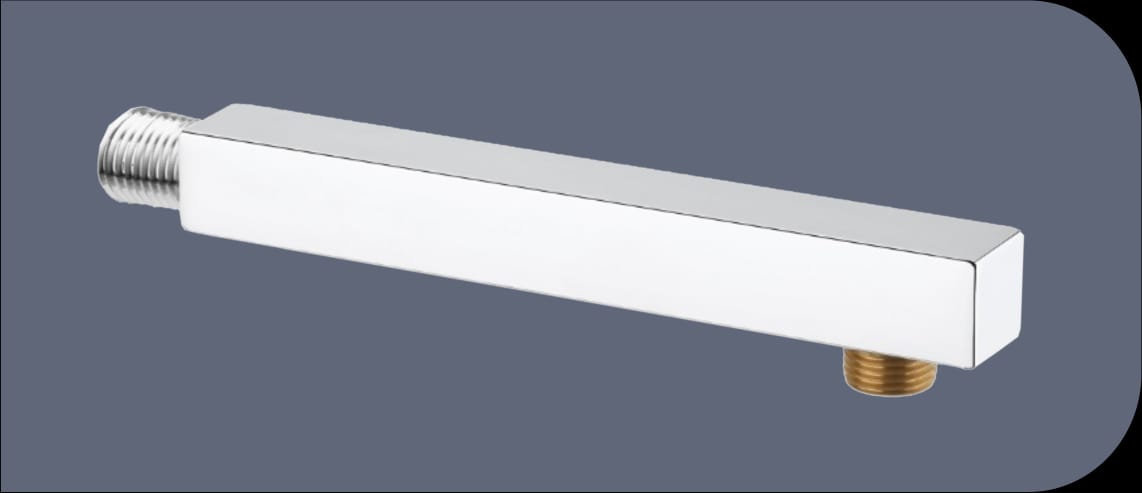 Square shower arm